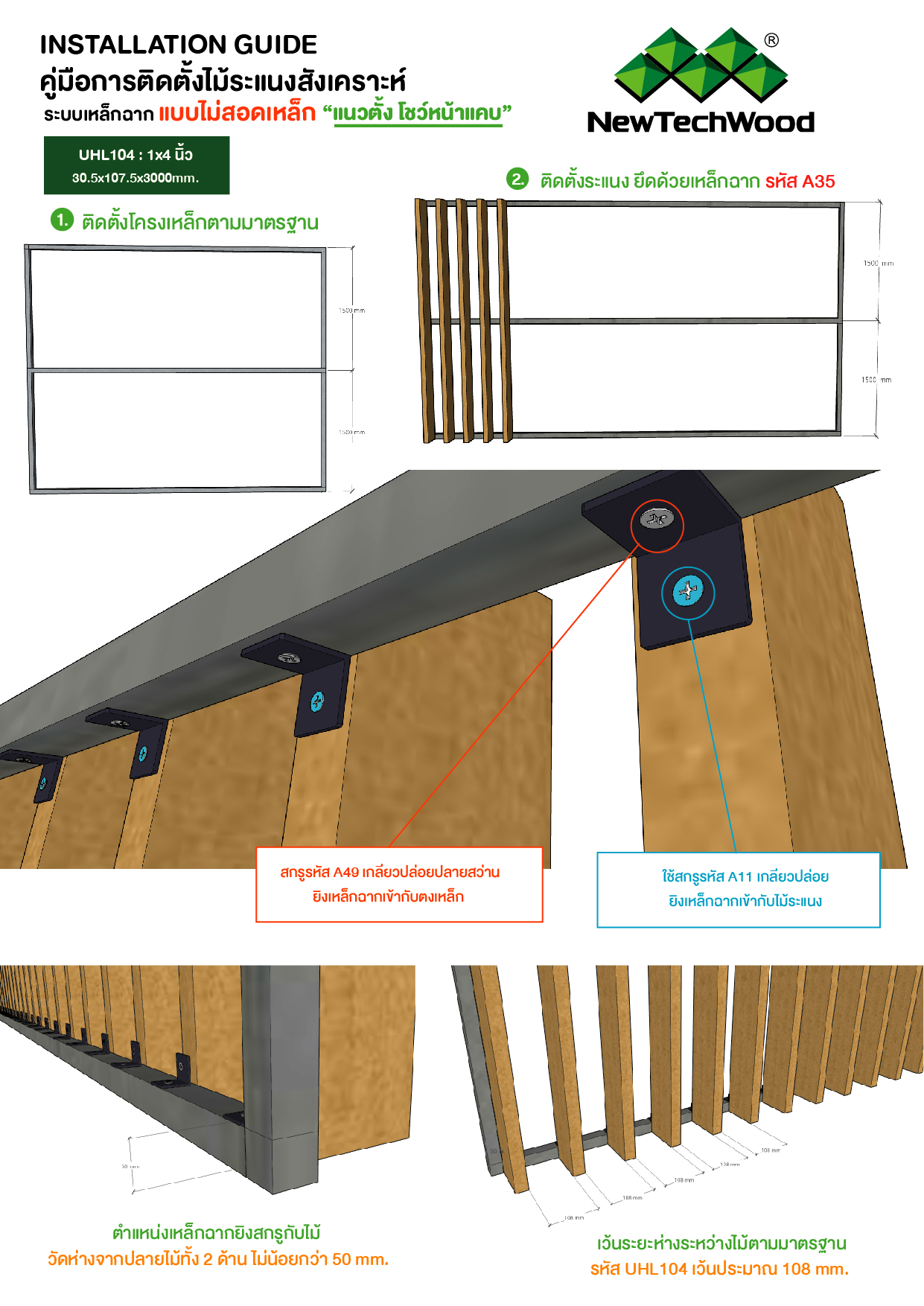 UHL104 – Not insert Steel-01
