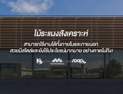 ไม้ระแนงตกแต่ง สามารถใช้งานได้ทั้งภายในและภายนอก  สวยมีสไตล์และยังใช้ประโยชน์มากมาย อย่างคาดไม่ถึง!