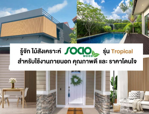 รู้จัก ไม้สังเคราะห์ SOCIO WOOD รุ่น Tropical  สำหรับใช้งานภายนอก คุณภาพดี และ ราคาโดนใจ