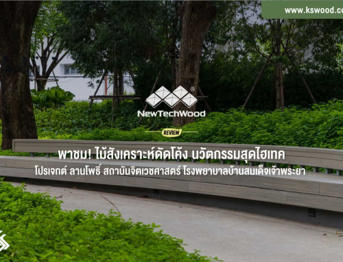 พาชม! ไม้สังเคราะห์ดัดโค้ง นวัตกรรมสุดไฮเทค กับ โปรเจกต์ ลานโพธิ์ สถาบันจิตเวชศาสตร์ โรงพยาบาลบ้านสมเด็จเจ้าพระยา