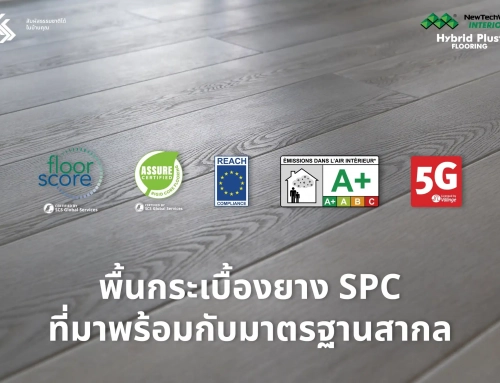 Hybrid Plus+ พื้นกระเบื้องยาง SPC ที่มาพร้อมกับมาตรฐานสากล