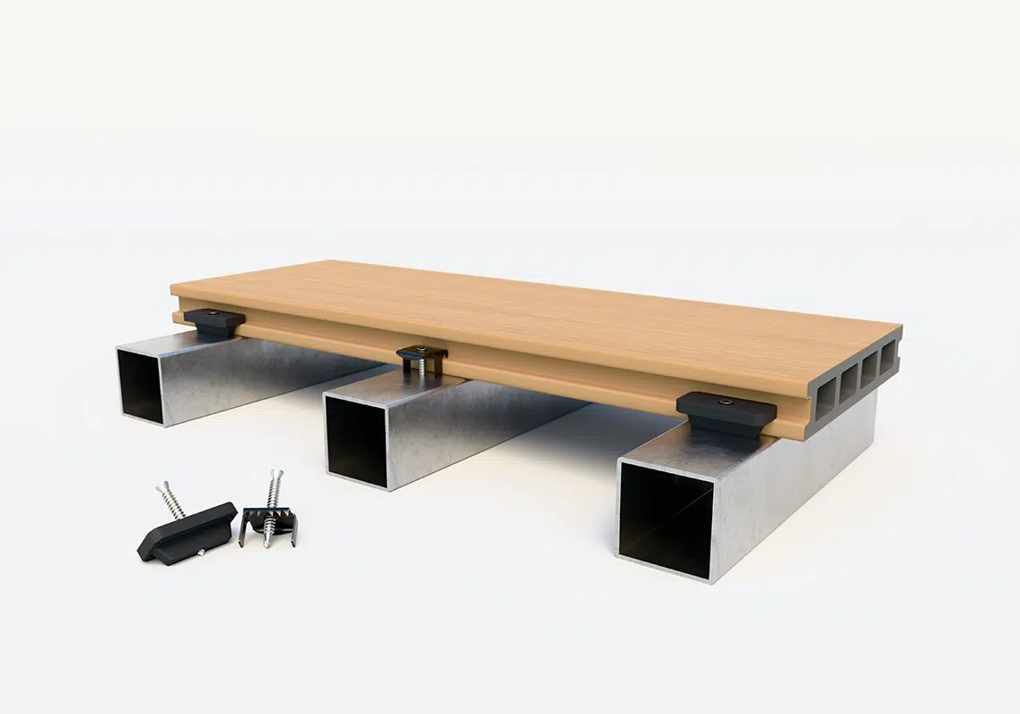 อุปกรณ์สำหรับติดตั้งพื้นไม้เทียม ติดตั้งง่าย ติดตั้งไว